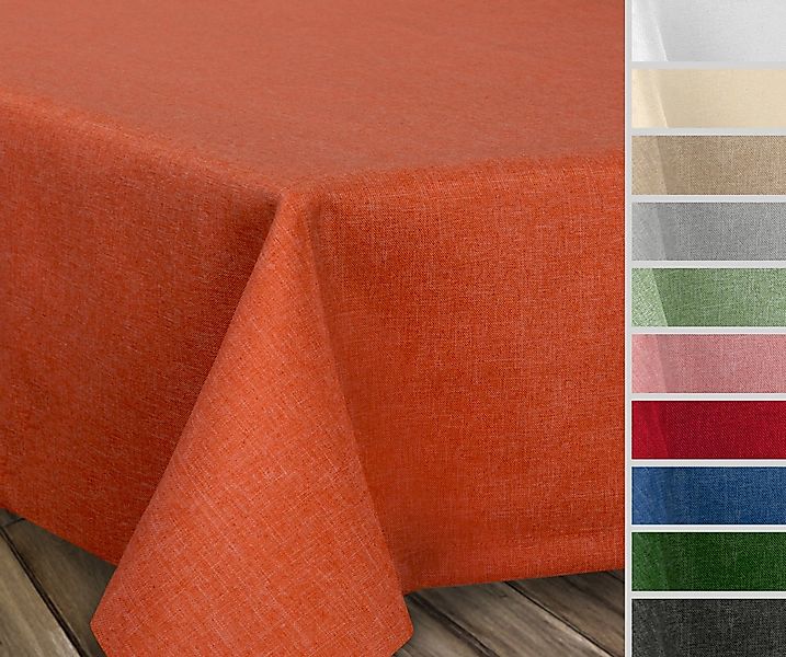 Beautex Tischdecke Fleckenabweisende bügelfreie Tischdecke mit Lotuseffekt, günstig online kaufen