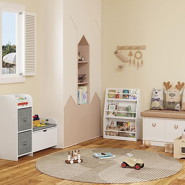 EUGAD Kinderregal, 1-tlg., Kinderbücherregal mit 3 günstig online kaufen
