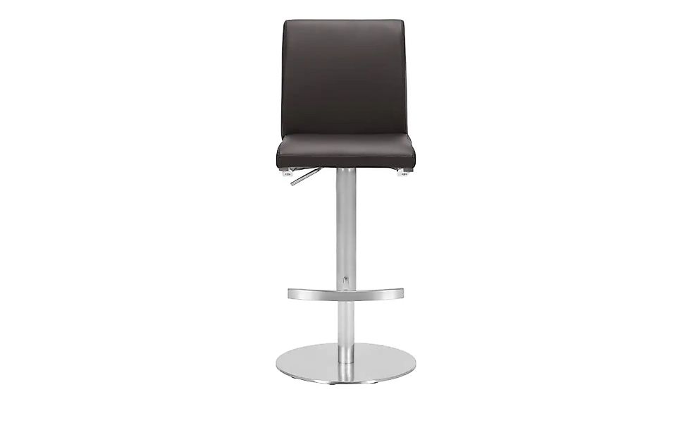 Barhocker Leder Vittoria ¦ braun ¦ Maße (cm): B: 42 H: 87 T: 50.0 Polstermö günstig online kaufen