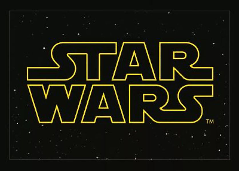 Star Wars© Logo Fußmatte bunt Gr. one size günstig online kaufen