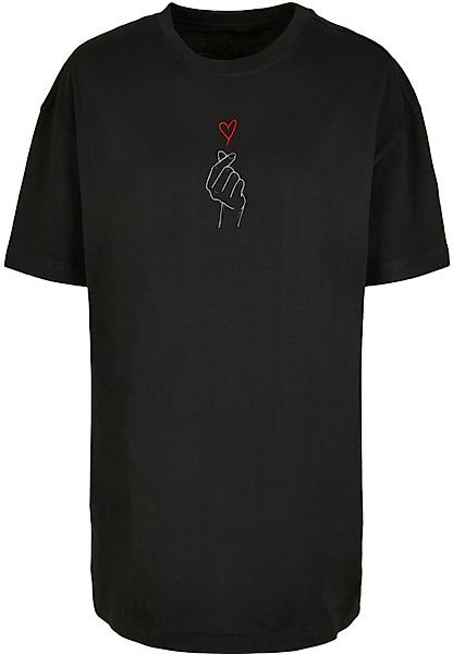 Merchcode T-Shirt "Merchcode Damen Ladies K Heart Oversized Boyfriend Tee" günstig online kaufen