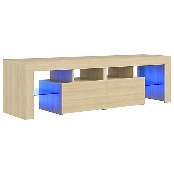 vidaXL TV-Schrank TV-Schrank mit LED Leuchten günstig online kaufen