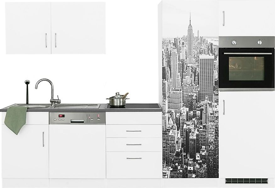 KOCHSTATION Küchenzeile »KS-Paris – Küchen mit einzigartigen Fotomotiven au günstig online kaufen