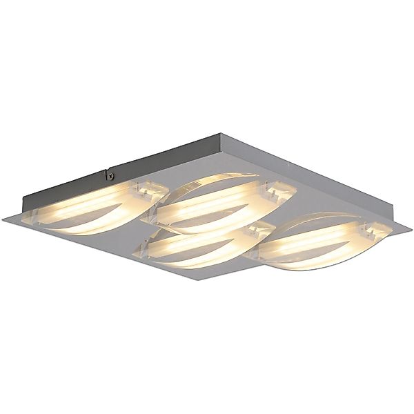 näve LED Deckenleuchte »Chur«, 4 flammig, Leuchtmittel LED-Modul   LED wech günstig online kaufen