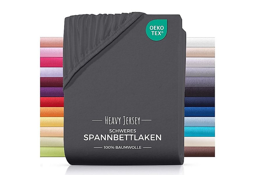 Carpe Sonno Spannbettlaken Heavy Jersey 90x200 100x200 120x200 140x200 160x günstig online kaufen