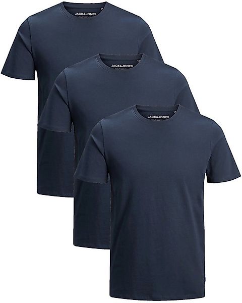 Jack & Jones T-Shirt (Spar-Set, 3er-Pack) O-Neck & V-Neck, in Unifarben, au günstig online kaufen