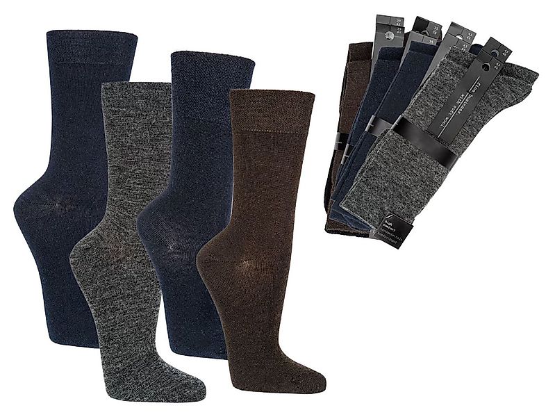 TippTexx 24 Businesssocken 2 Paar Business-Komfort-Socken mit Wolle, handge günstig online kaufen