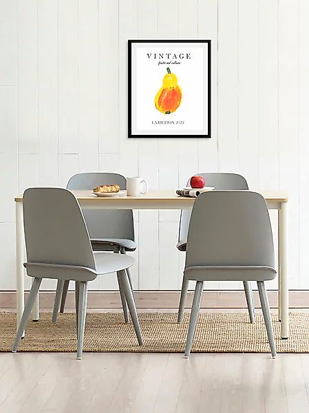 queence Bild »Eligius«, Obst-Obst Bilder-Essen-Lebensmittel-Kunst-Schriftzu günstig online kaufen