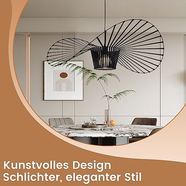 ZMH LED Pendelleuchte Modern - Schwarz günstig online kaufen