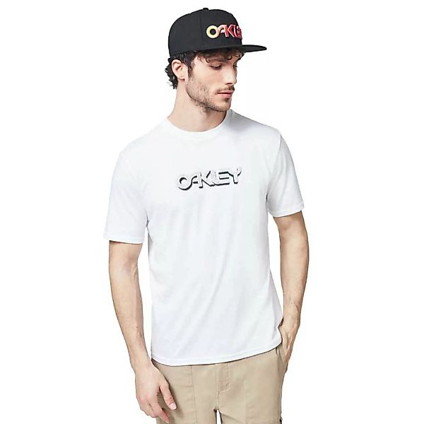 Oakley Apparel Stone B1b Logo Kurzärmeliges T-shirt XL White günstig online kaufen
