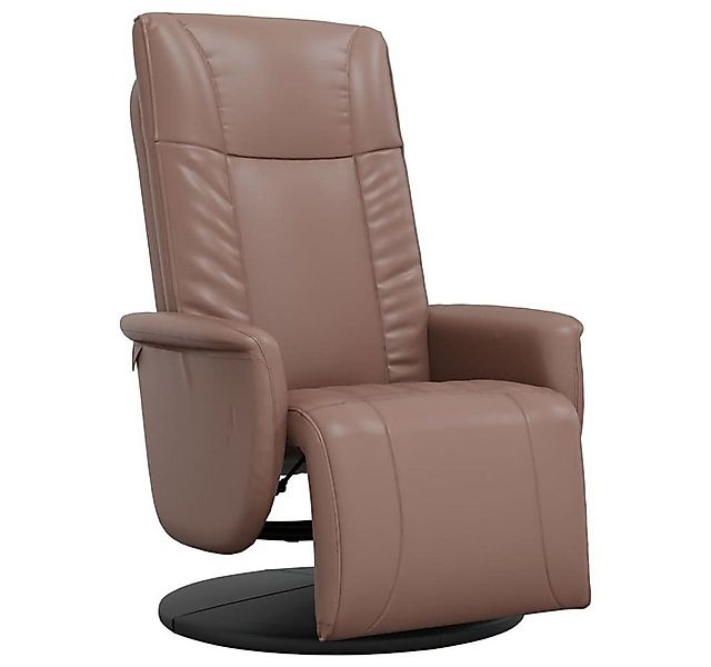 vidaXL Sessel Relaxsessel mit Fußteil Braun Kunstleder (1-St) günstig online kaufen