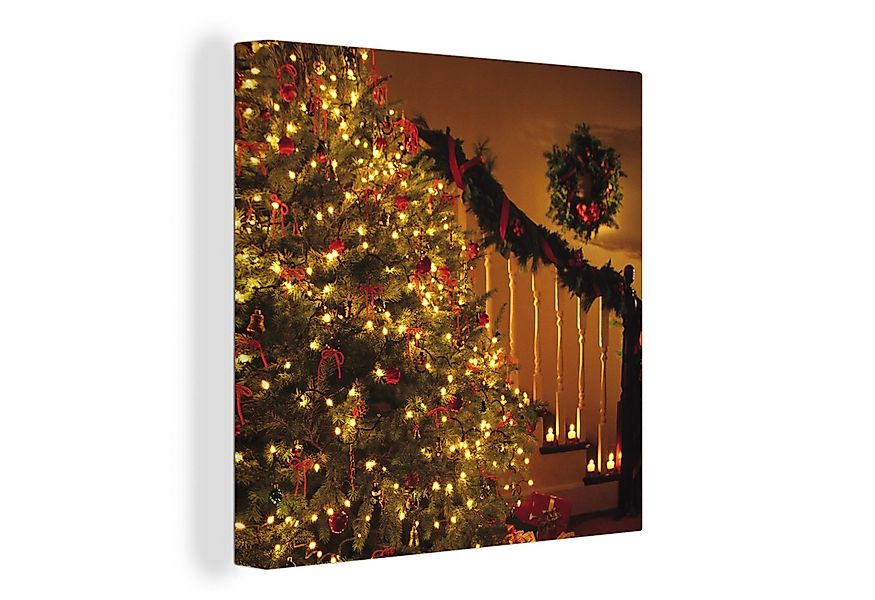 OneMillionCanvasses® Leinwandbild Weihnachten - Weihnachtsbaum - Weihnachts günstig online kaufen