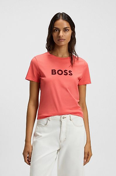 BOSS ORANGE T-Shirt "Elogo Premium Damenmode", mit BOSS-Schriftzug günstig online kaufen