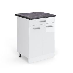 Vicco Unterschrank R-Line, Weiß Hochglanz/Weiß, 60 günstig online kaufen