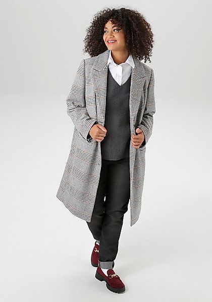 Aniston PLUS Kurzmantel in ausdrucksvollem Karo-Dessin - NEUE KOLLEKTION günstig online kaufen