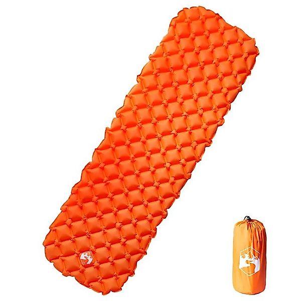 vidaXL Luftbett Isomatte Aufblasbar Orange 190x58x6 cm günstig online kaufen