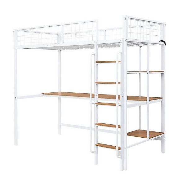 Odikalo Kinderbett Etagenbett Metallbett Tisch Regal Leiter Fallschutzgitte günstig online kaufen