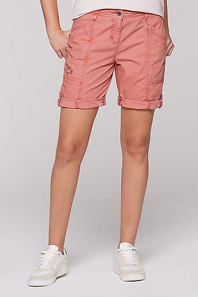 SOCCX Bermudas SOCCX Bermuda mit Turn-Up in Beachy Red (1-tlg) Nicht Vorhan günstig online kaufen
