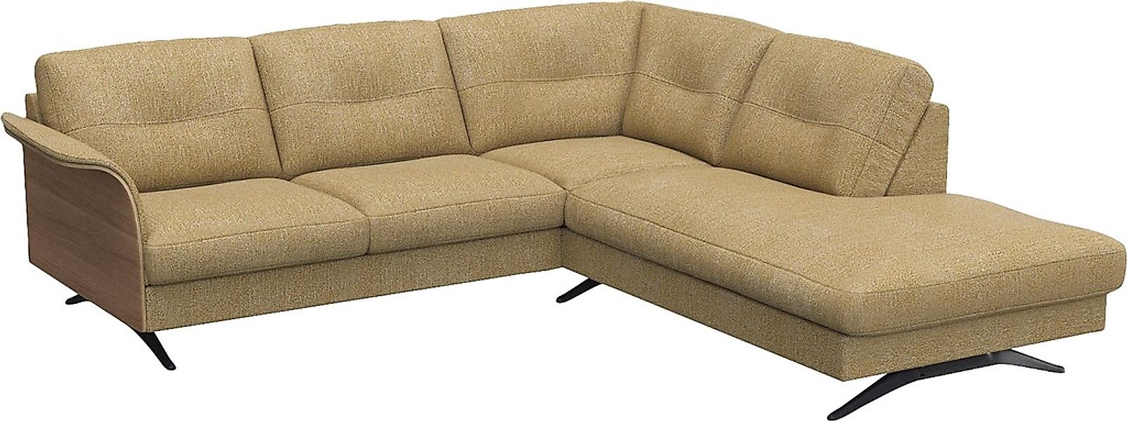 FLEXLUX Ecksofa »Glow, super bequem durch hochwertigem Sitzaufbau mit Feder günstig online kaufen