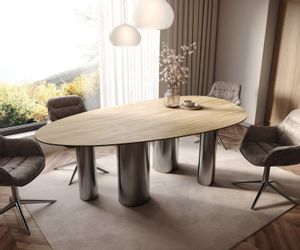 DELIFE Esstisch Edge, Oval Keramik Laminam® günstig online kaufen