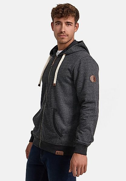 Indicode Sweatjacke Herren INBaustian Herrenjacke Reißverschluss mit kusche günstig online kaufen