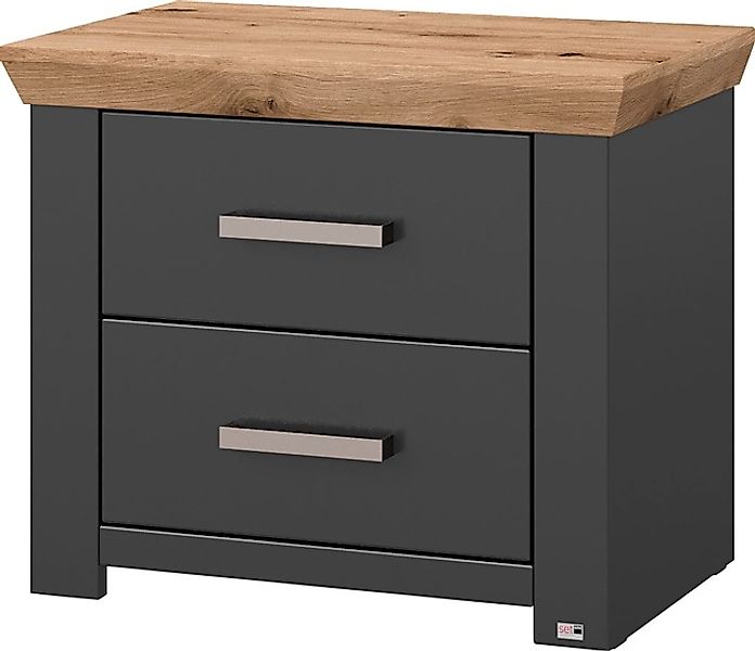 set one by Musterring Nachtkommode »York Schlafen« 1 Stk. tlg. mit zwei Sch günstig online kaufen