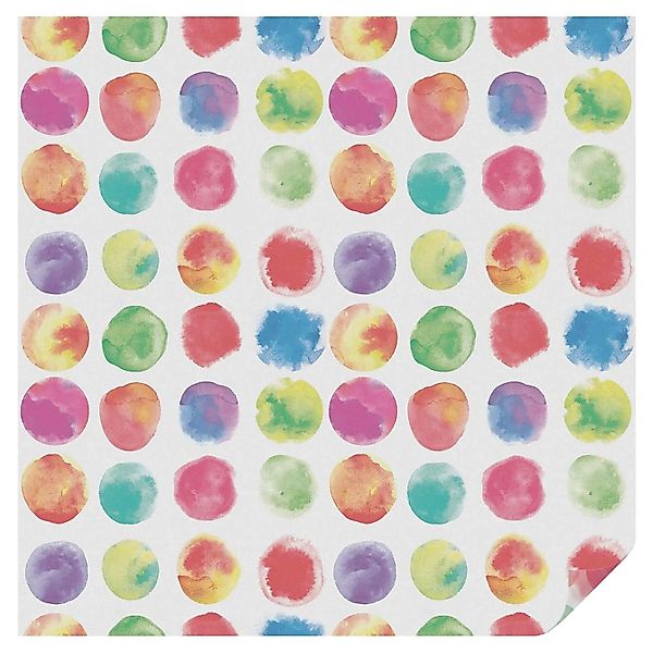 Tulup Buntglasfolie Bunte Kreise Fensterfolie Buntglas Selbstklebend 100x10 günstig online kaufen