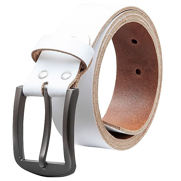 COLOGNEBELT Ledergürtel OM416-SL-Weiss MADE IN GERMANY, günstig online kaufen