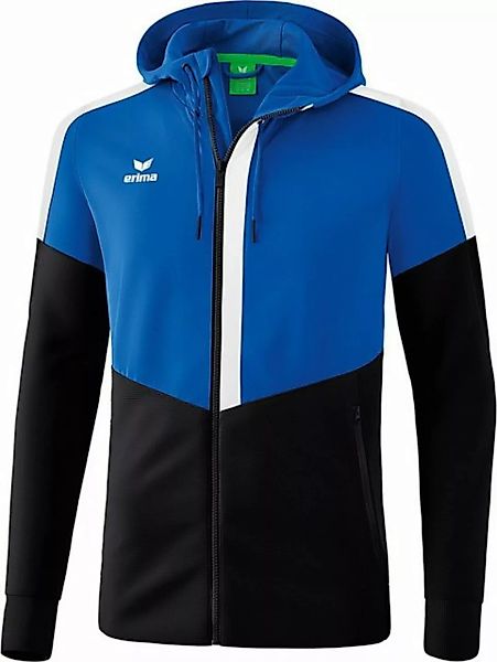 Erima Sweatshirt SQUAD training jacket with hood NEW ROYAL/BLACK/WHITE günstig online kaufen