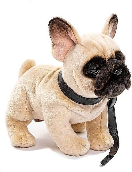 Uni-Toys Kuscheltier Französische Bulldogge beige, m/o Leine, 27cm, Plüsch- günstig online kaufen