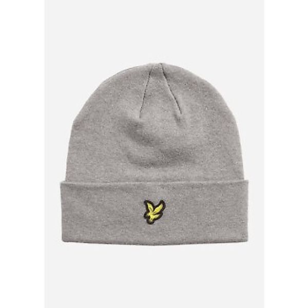 Lyle & Scott  Mütze Cotton merino beanie - mid grey marl günstig online kaufen