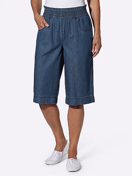 Sieh an! Jeansshorts Jeans-Bermudas erhöht günstig online kaufen