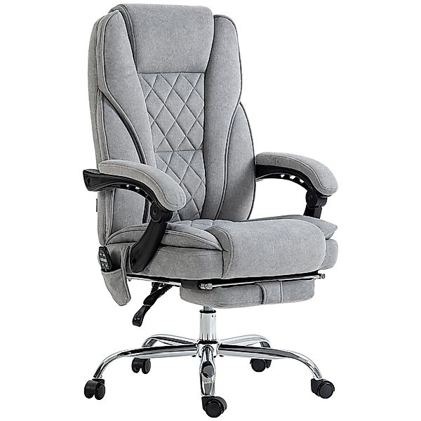 Vinsetto Bürostuhl mit Vibrtationsmassage, Ergonomischer Schreibtischstuhl günstig online kaufen