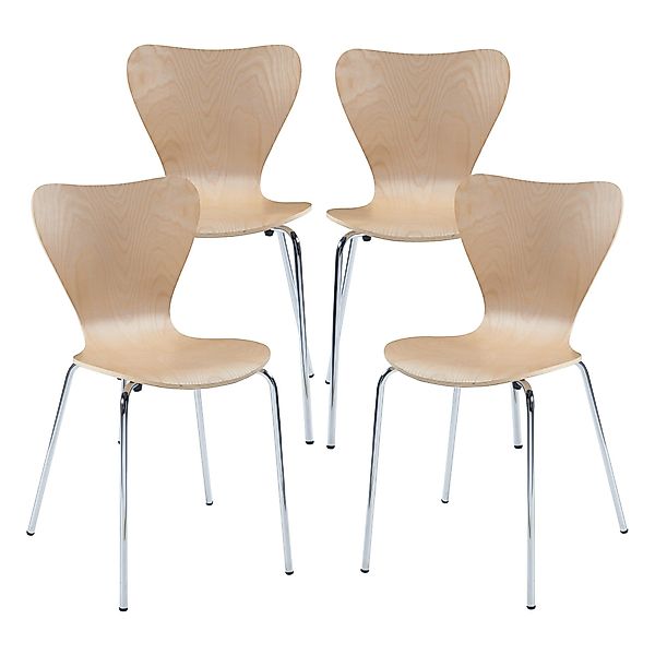 en.casa Esszimmerstuhl (Set), »Essunga« Holz Metall günstig online kaufen
