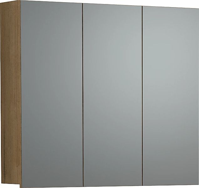 welltime Spiegelschrank "Amrum" 1 Stk. tlg. 3-Türiger Badspiegel mit Staura günstig online kaufen