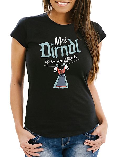 MoonWorks Print-Shirt Damen T-Shirt Mei Dirndl günstig online kaufen