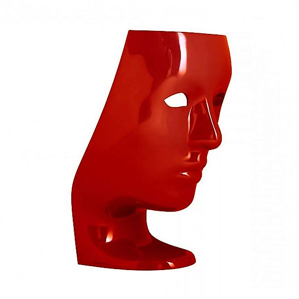 Driade - Nemo Sessel drehbar - rot/lackiert/BxHxT 90x135x83cm/drehbar günstig online kaufen