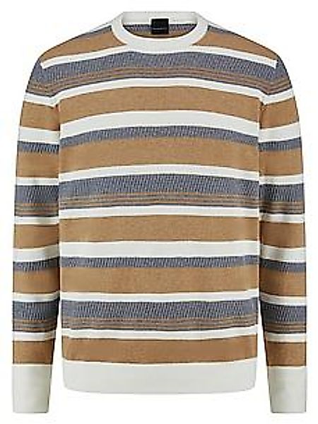 Rundhals-Pullover Bugatti beige günstig online kaufen