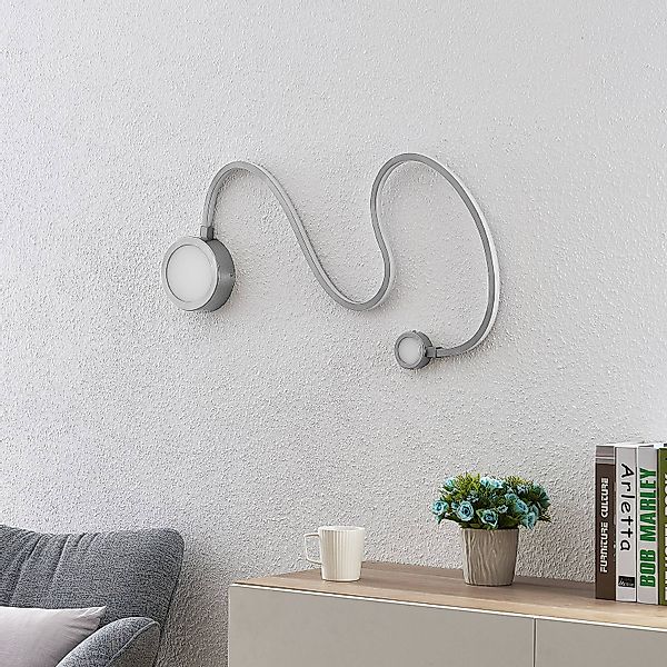 Lindby Rion LED-Wandleuchte, nickel günstig online kaufen