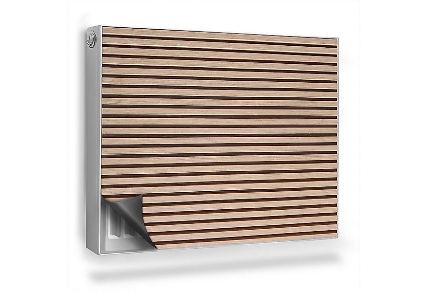 Tulup Magnetfolie Heizungsabdeckung Moderne Bretter Magnetmatte für Heizkör günstig online kaufen