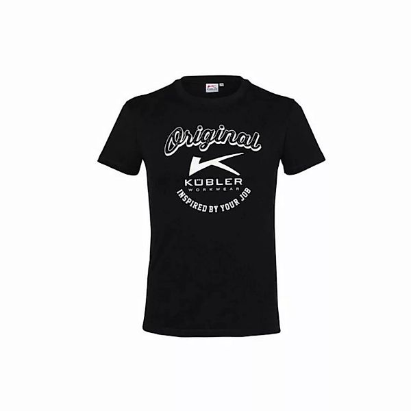 Kübler T-Shirt Kübler Shirts T-Shirt Print schwarz günstig online kaufen