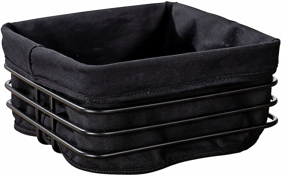 WENKO Brotkorb "Modell Premium Square" Set, 2 tlg. tlg. robustem Korbgestel günstig online kaufen