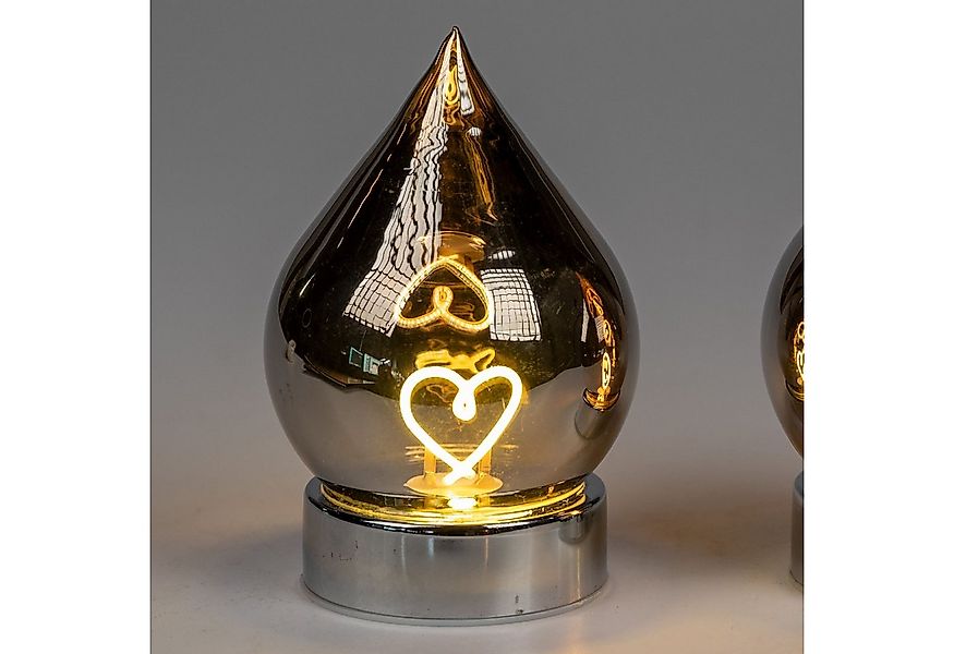 formano LED Tischleuchte Magic, LED, mit Timerfunktion, Schwarz, Motiv: Her günstig online kaufen