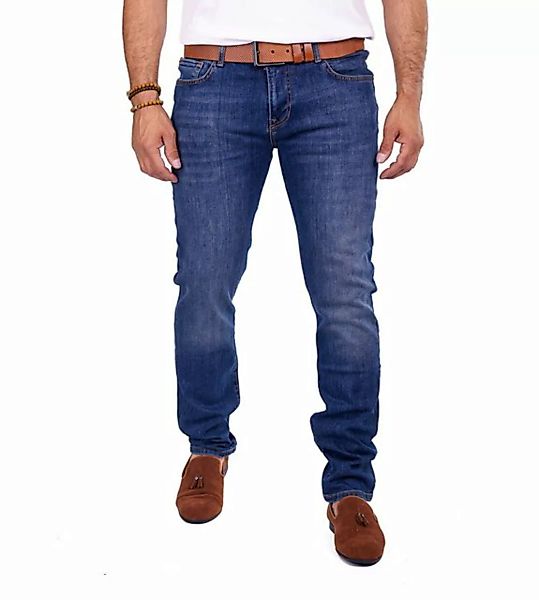 Denim Distriqt Regular-fit-Jeans Regular Fit Herren Jeanshose mit Stretchan günstig online kaufen