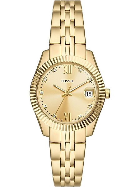 Fossil Quarzuhr Fossil Damen-Uhren Analog Quarz günstig online kaufen