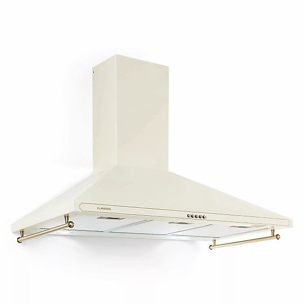 Klarstein Victoria 90 Dunstabzugshaube 90cm Retro-Design 644,5m³/h 2 LED-La günstig online kaufen