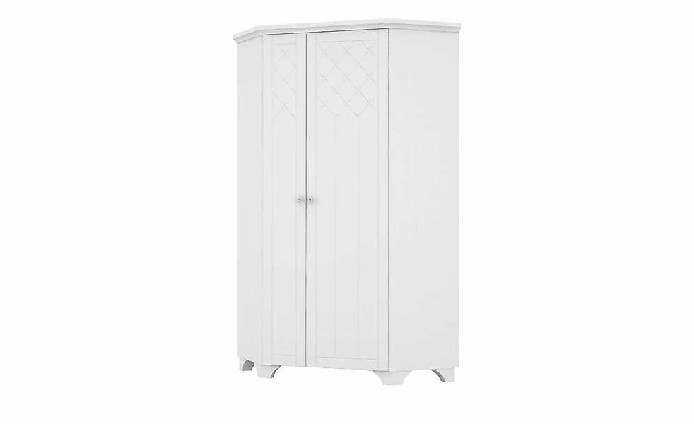 Eckkleiderschrank  Royal White ¦ weiß ¦ Maße (cm): B: 103 H: 205,4 T: 103.0 günstig online kaufen