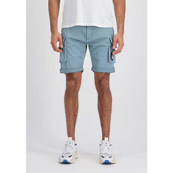 Alpha Industries  Shorts Crew Short Patch - greyblue günstig online kaufen