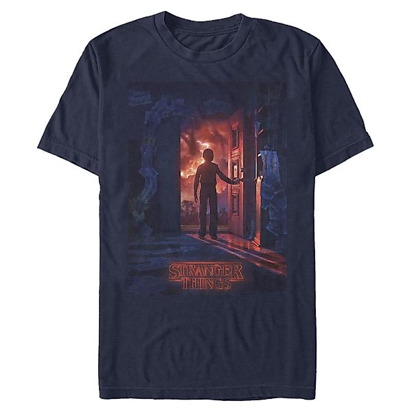 Netflix - Stranger Things - Will Open Door Poster - Männer T-Shirt günstig online kaufen