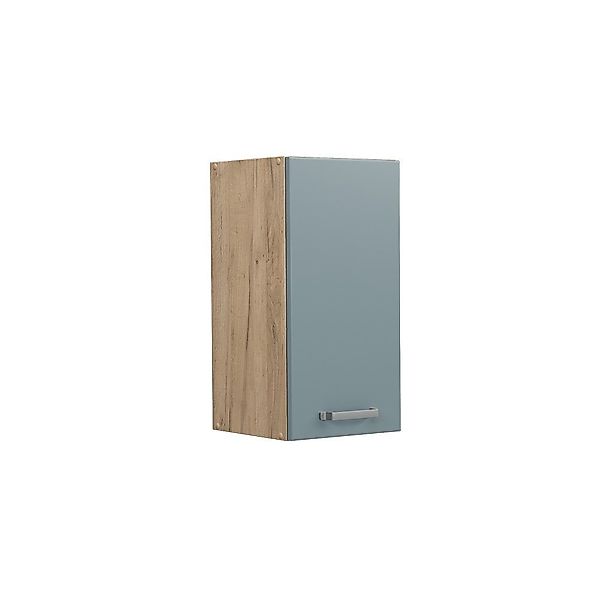 Vicco Hängeschrank R-Line, Blau-Grau/Goldkraft Eiche, 30 günstig online kaufen